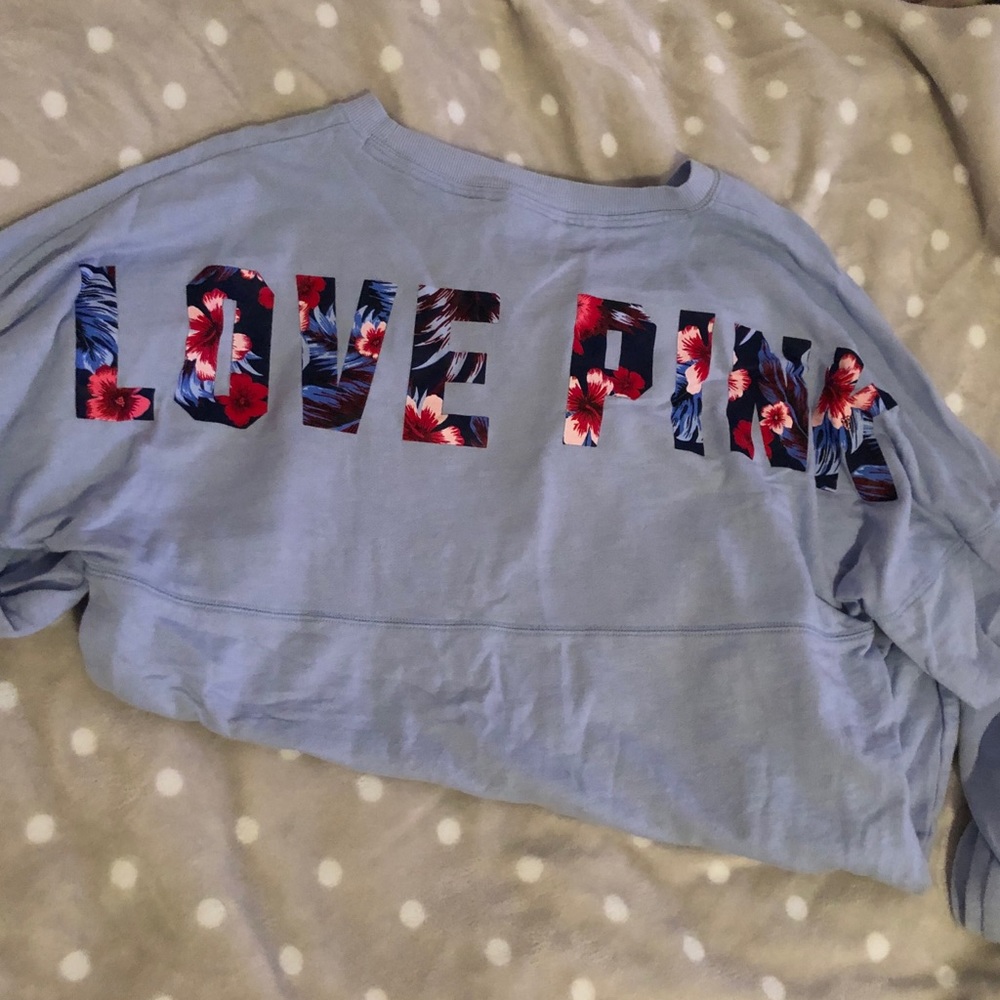 LOVE PINK tropical long sleeve